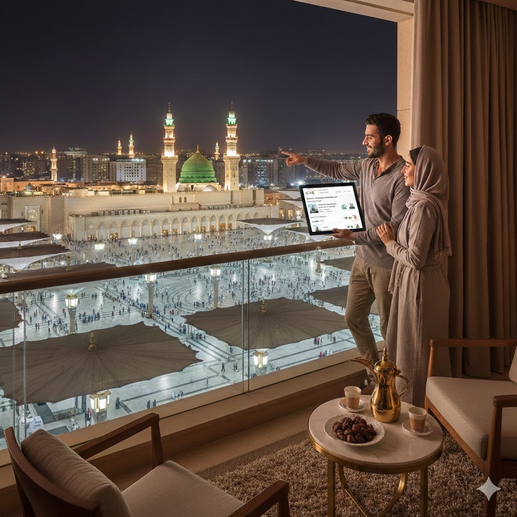 فنادق مطلة على الحرم النبوي بأفضل الخدمات وارخص الاسعار 1 فنادق مطلة على الحرم النبوي افضل الخدمات وارخص الاسعار